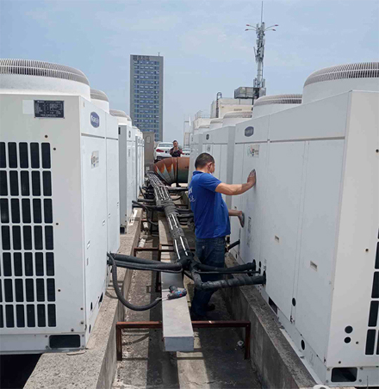 巴林左中央空调制热和不制冷系统维修方法